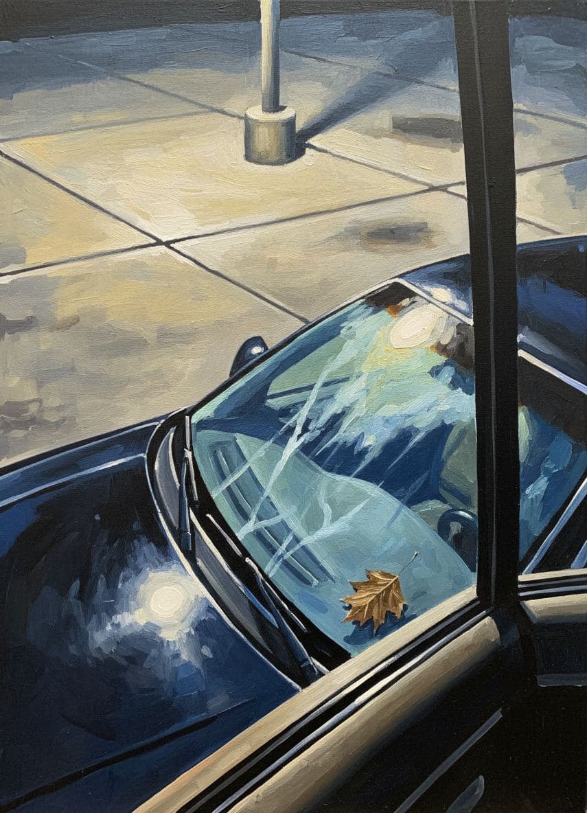 asphalt heat, frozen memory — Viktor Eklund · MODULAR one-of-a-kind original