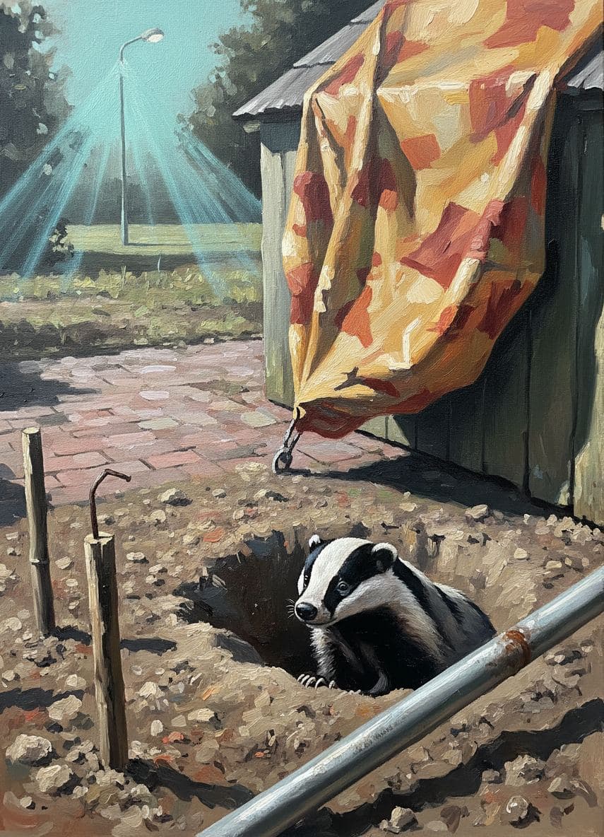 Badger Unearths the Soil — Viktor Eklund · MODULAR one-of-a-kind original