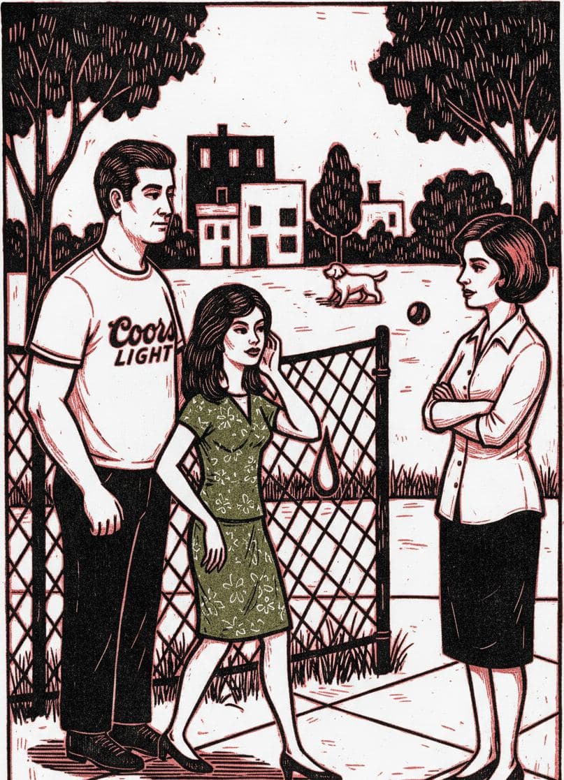 Brenda Watches the Park — Hilda Prosser · MODULAR one-of-a-kind original