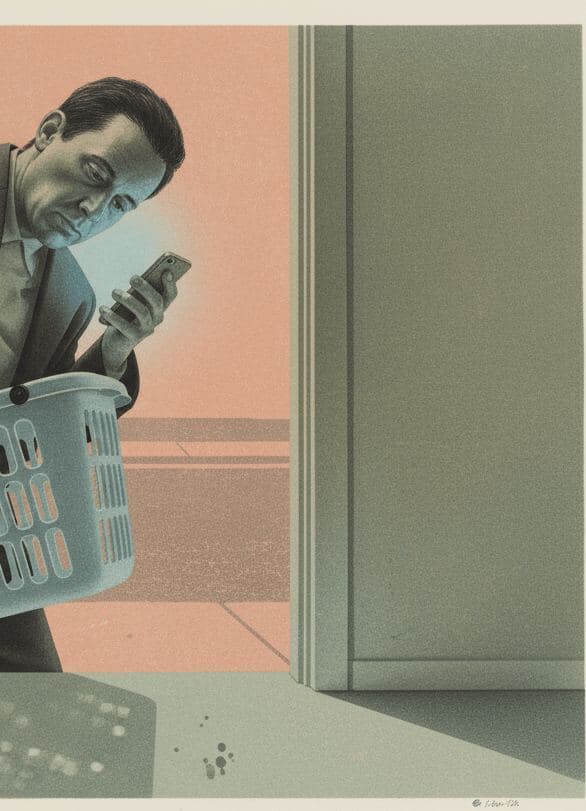 Carrying the Wet Laundry — Hilda Prosser · MODULAR one-of-a-kind original