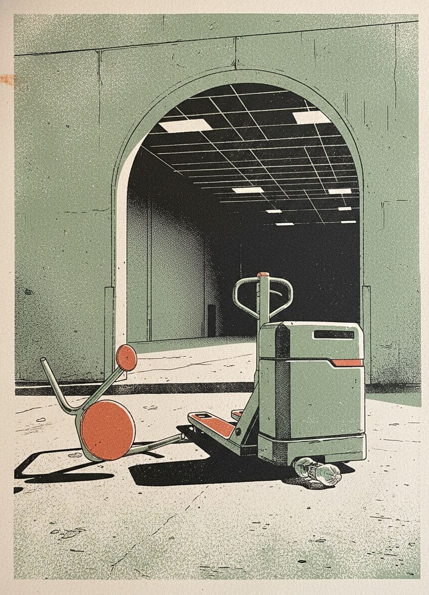 Chair Leg on Concrete — Hilda Prosser · MODULAR one-of-a-kind original