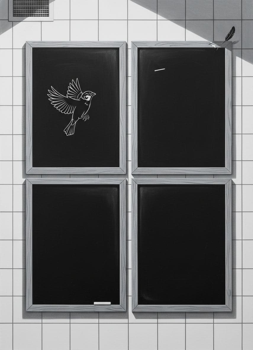 Chalkboards in the Freezer — Saskia Vandenberg · MODULAR one-of-a-kind original