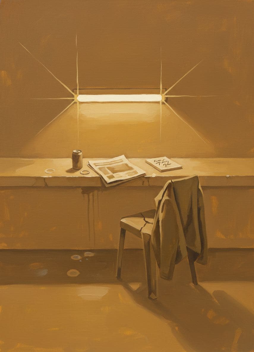 dawn shift's quiet vigil — Saskia Vandenberg · MODULAR one-of-a-kind original