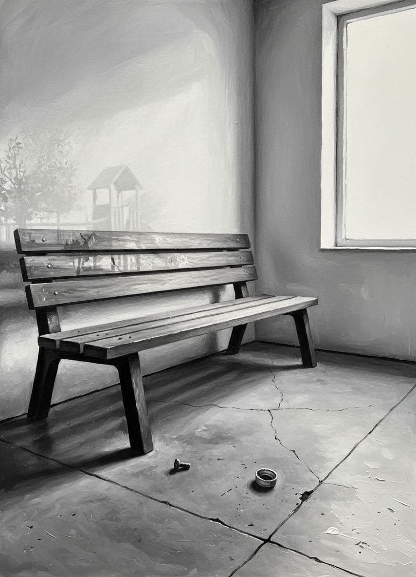 faded bench, new light — Stefan Tannhäuser · MODULAR one-of-a-kind original