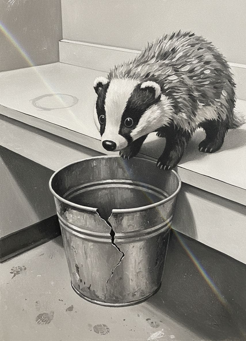 Gazing Into the Bucket — Saskia Vandenberg · MODULAR one-of-a-kind original