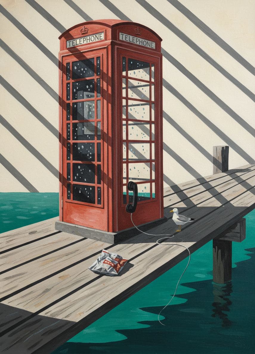 Gull Watching the Receiver — Viktor Eklund · MODULAR one-of-a-kind original