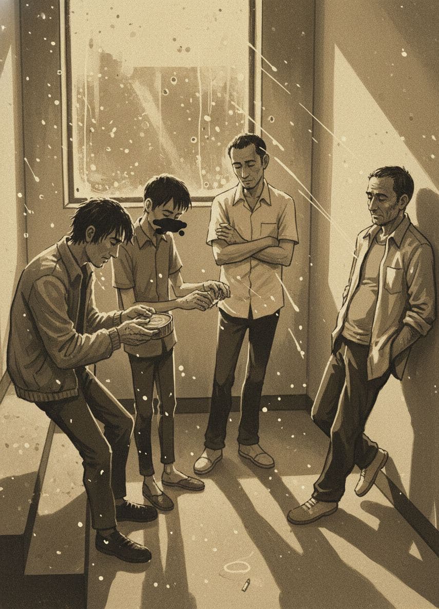 Kenji Opening the Sardines — Stefan Tannhäuser · MODULAR one-of-a-kind original