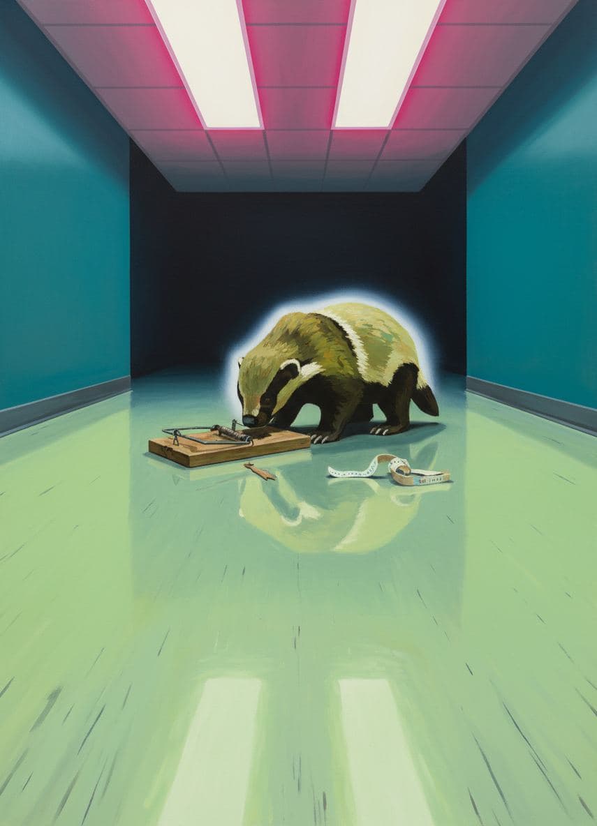 Mousetrap on Hospital Floor — Saskia Vandenberg · MODULAR one-of-a-kind original