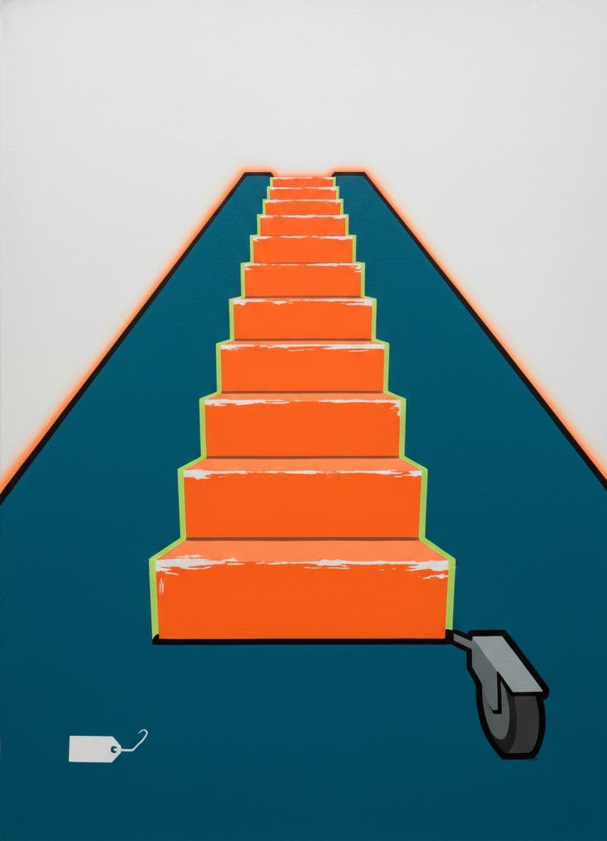 orange rhythm, after hours — Saskia Vandenberg · MODULAR one-of-a-kind original