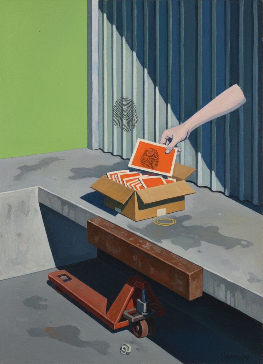 Plucking the Orange Copy — Viktor Eklund · MODULAR one-of-a-kind original