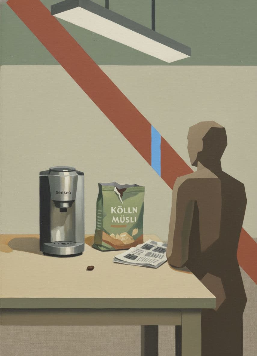 Spilling the Coffee — Saskia Vandenberg · MODULAR one-of-a-kind original