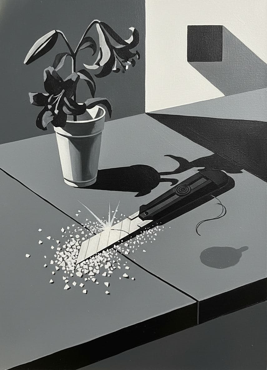 Spilling White Powder — Viktor Eklund · MODULAR one-of-a-kind original
