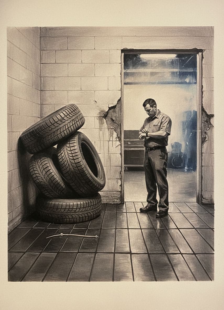 Stacking the Winter Tires — Saskia Vandenberg · MODULAR one-of-a-kind original