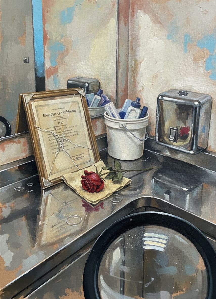 The Employee's Drooping Rose — Wenfeng Lu · MODULAR one-of-a-kind original
