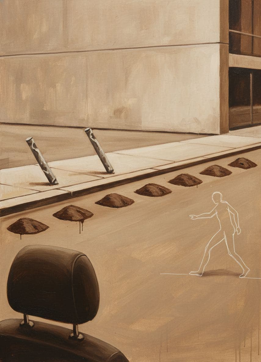 The Freshly Pained Street — Saskia Vandenberg · MODULAR one-of-a-kind original