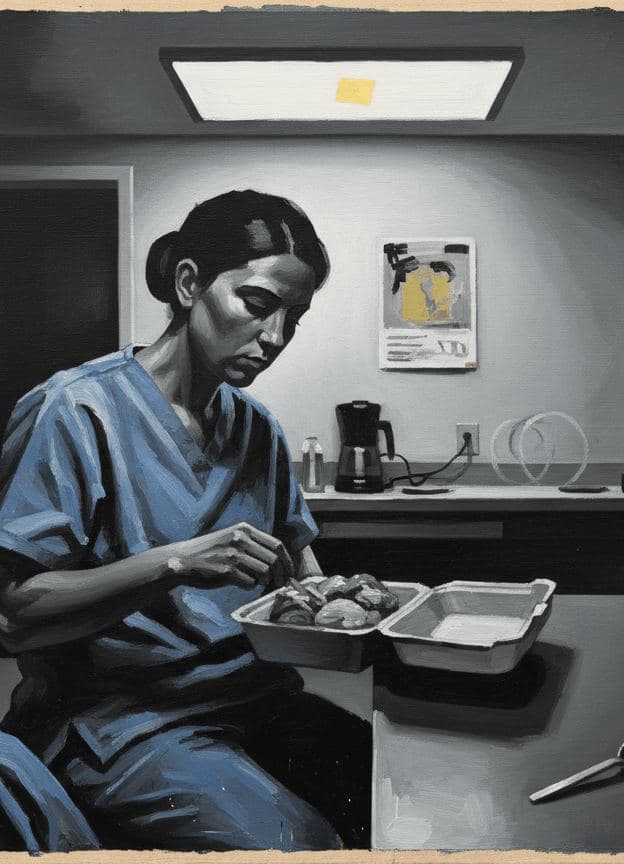 The Nurse's Break Room — Saskia Vandenberg · MODULAR one-of-a-kind original