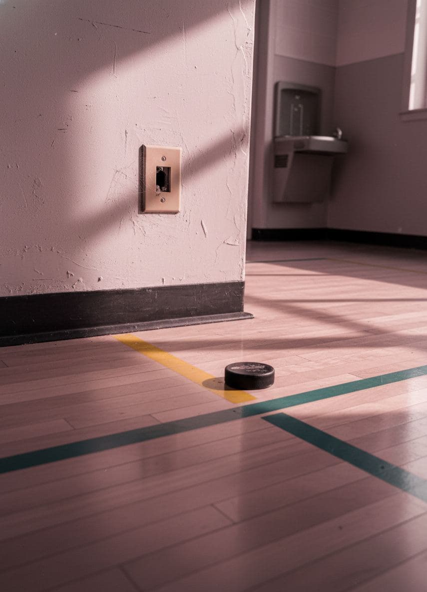 The Puck's Quiet Victory — Viktor Eklund · MODULAR one-of-a-kind original
