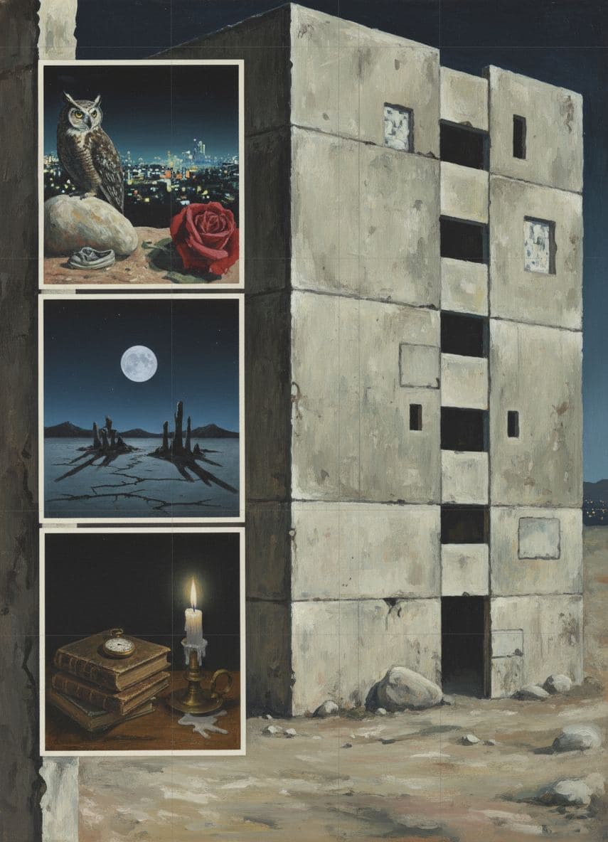The Rose Blooms Anyway — Saskia Vandenberg · MODULAR one-of-a-kind original