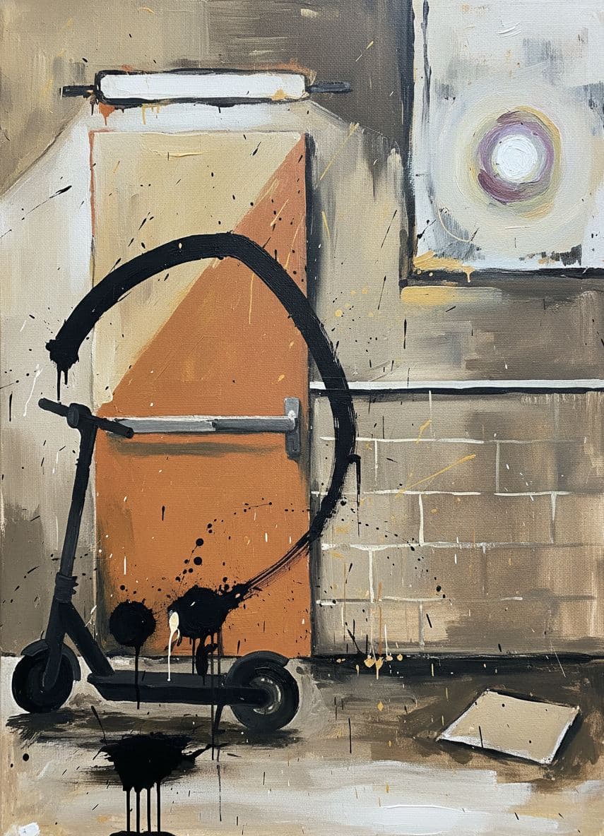 The Scooter Expects Release — Viktor Eklund · MODULAR one-of-a-kind original