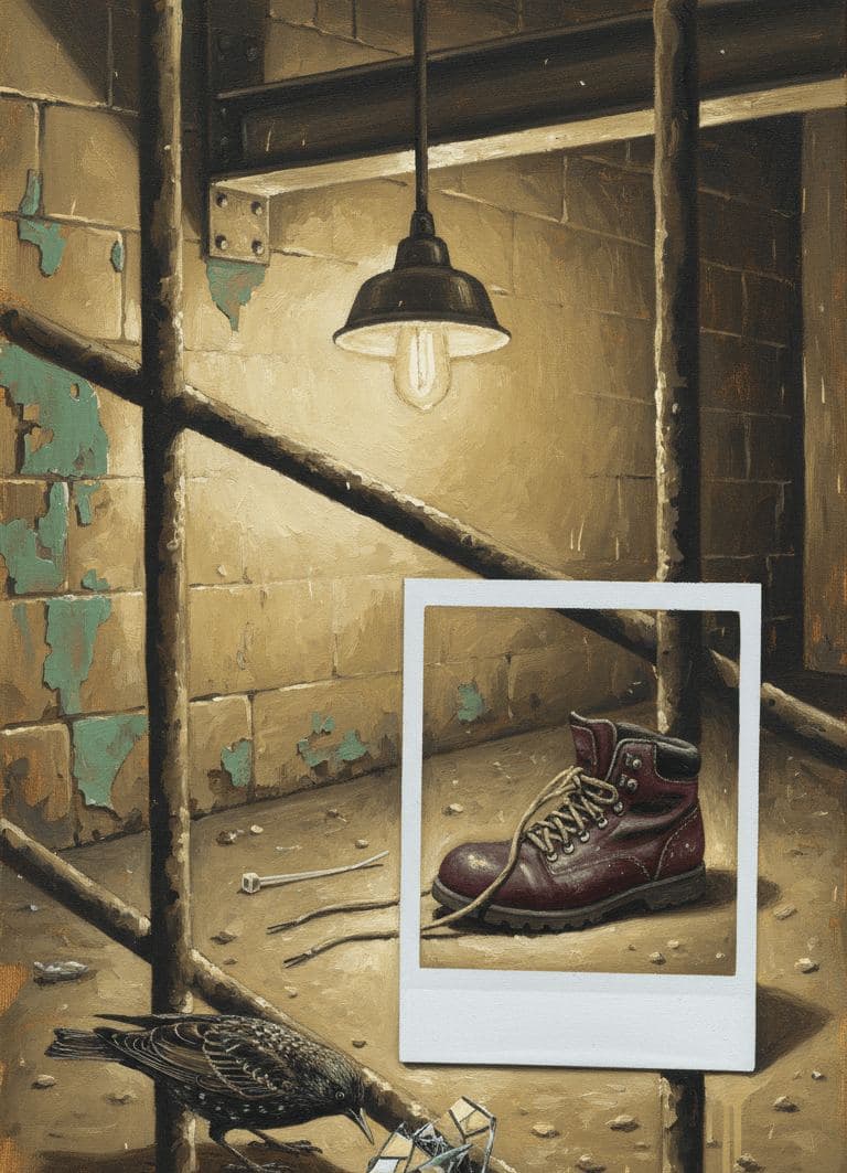 The Scuffed Burgundy Boot — Viktor Eklund · MODULAR one-of-a-kind original