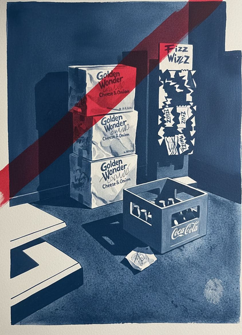 The Stubborn Red Crate — Viktor Eklund · MODULAR one-of-a-kind original