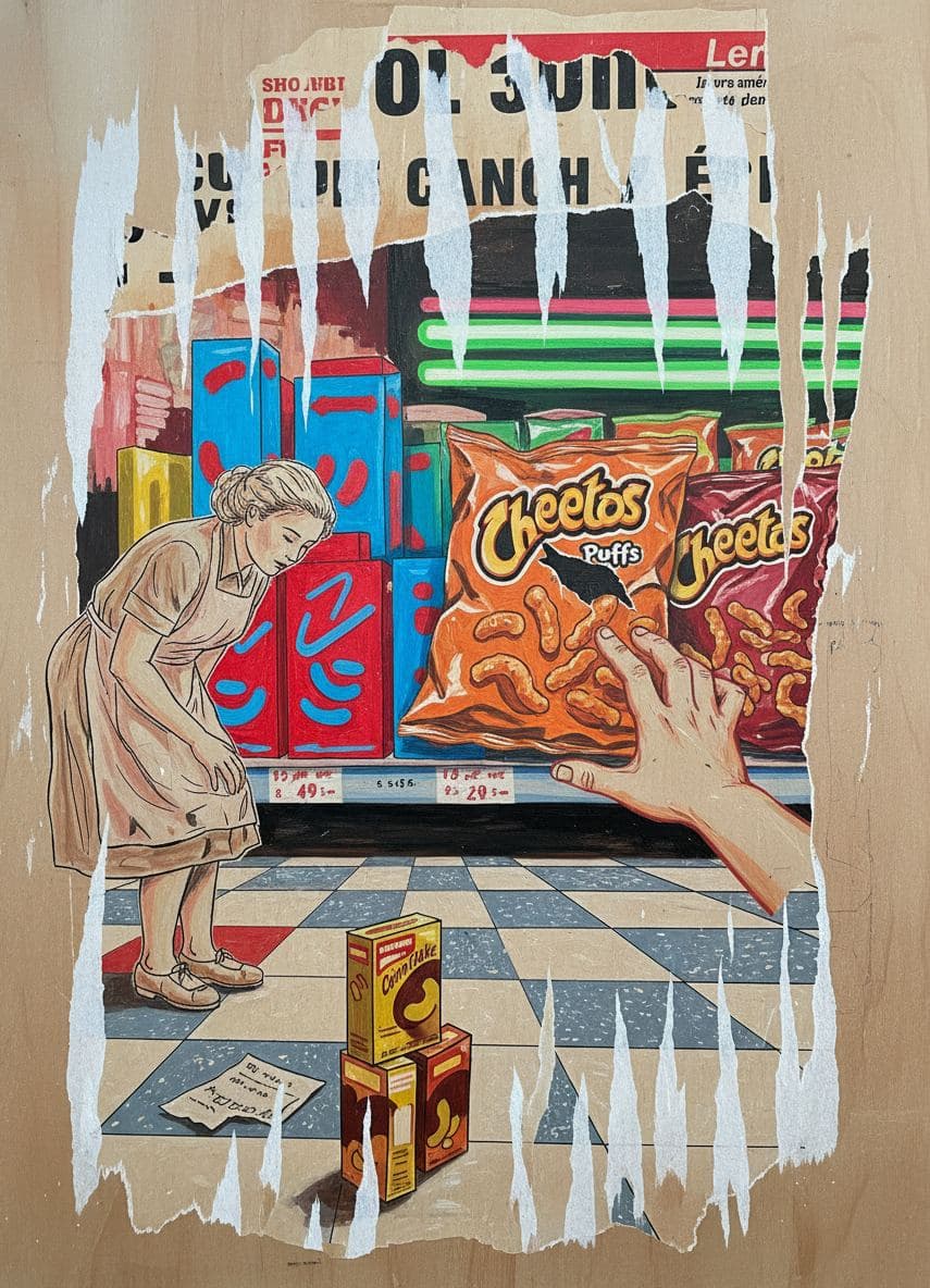 Untitled (Aisle Four, Tuesday) — Irmela Bechmann · MODULAR one-of-a-kind original