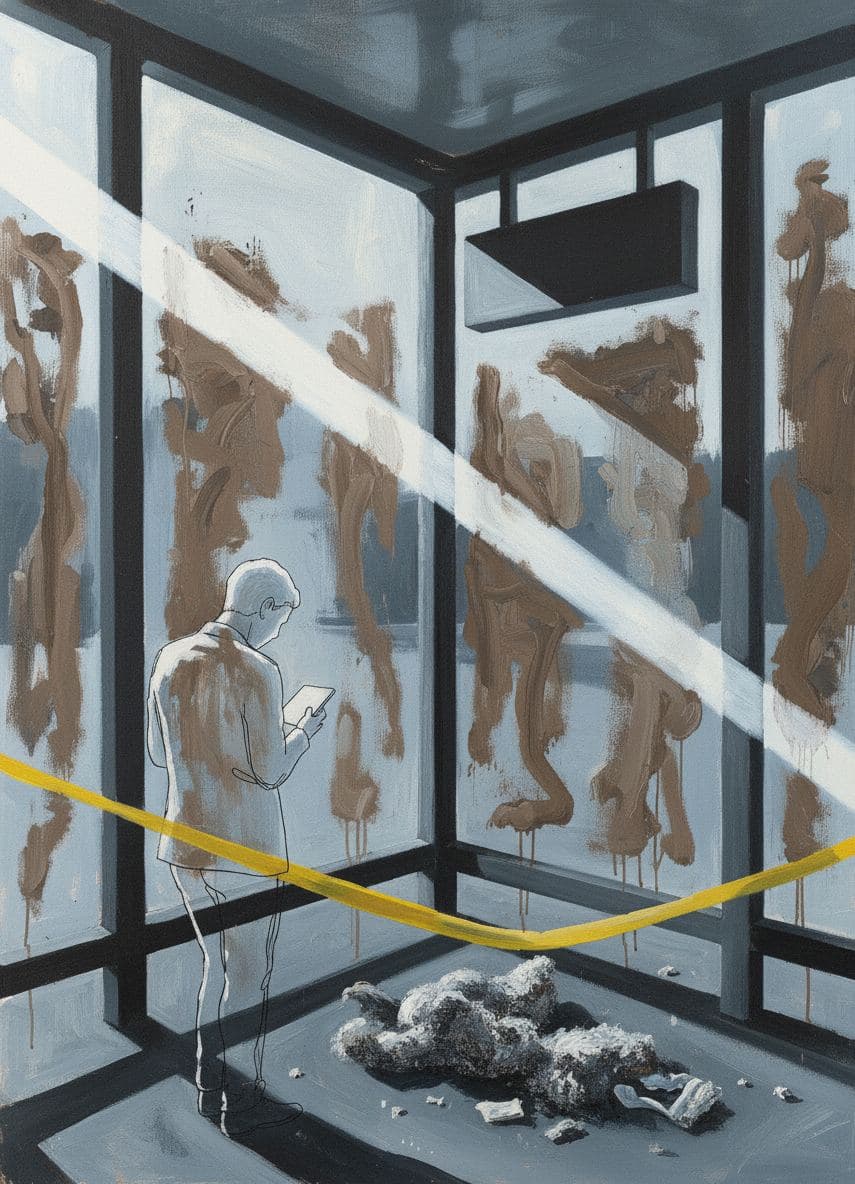 Untitled (Berlin Tram Stop) — Saskia Vandenberg · MODULAR one-of-a-kind original