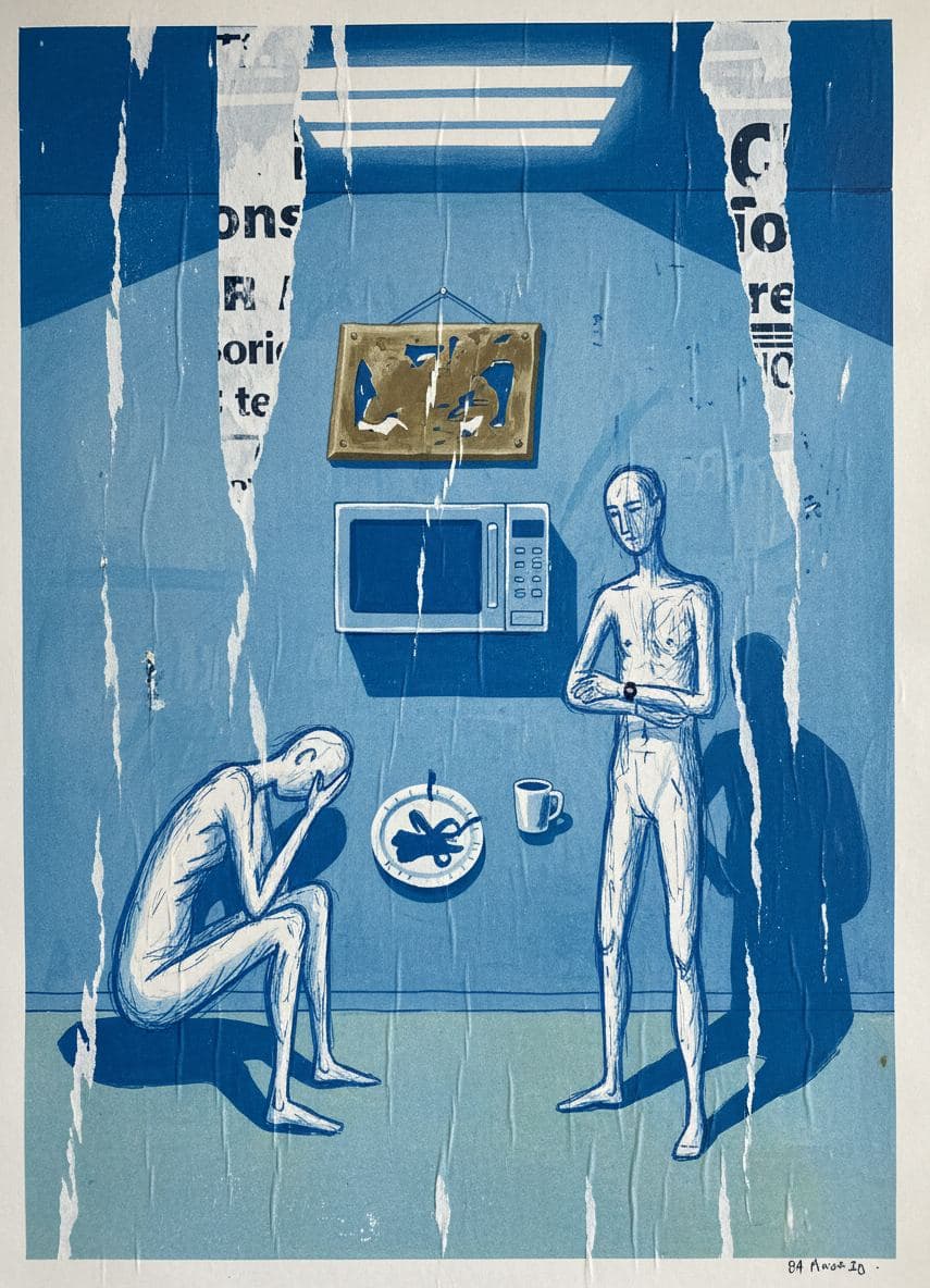 Untitled (Breakroom, 1983) — Irmela Bechmann · MODULAR one-of-a-kind original