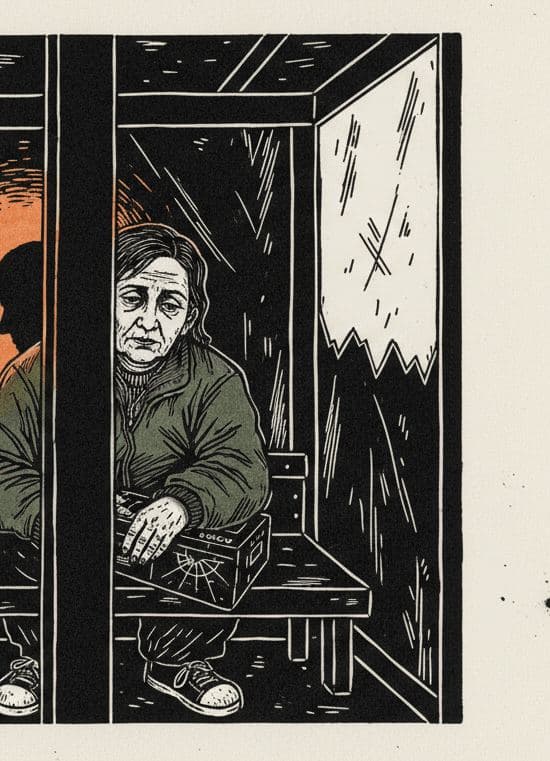 Untitled (Bus Stop, Twilight) — Yuko Shimizu-Tachibana · MODULAR one-of-a-kind original