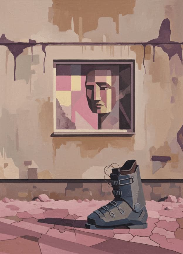 Untitled (Concrete, Ski Boot) — Viktor Eklund · MODULAR one-of-a-kind original