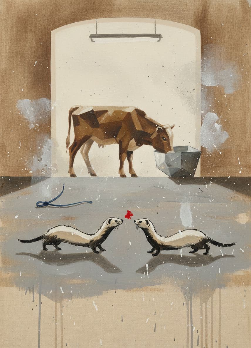 Untitled (Livestock Auction) — Saskia Vandenberg · MODULAR one-of-a-kind original