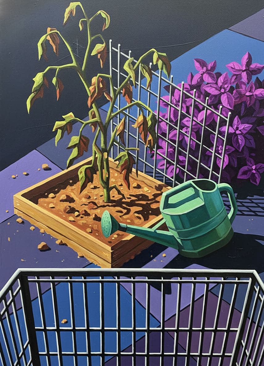 Untitled (Raised Bed, Morning) — Viktor Eklund · MODULAR one-of-a-kind original