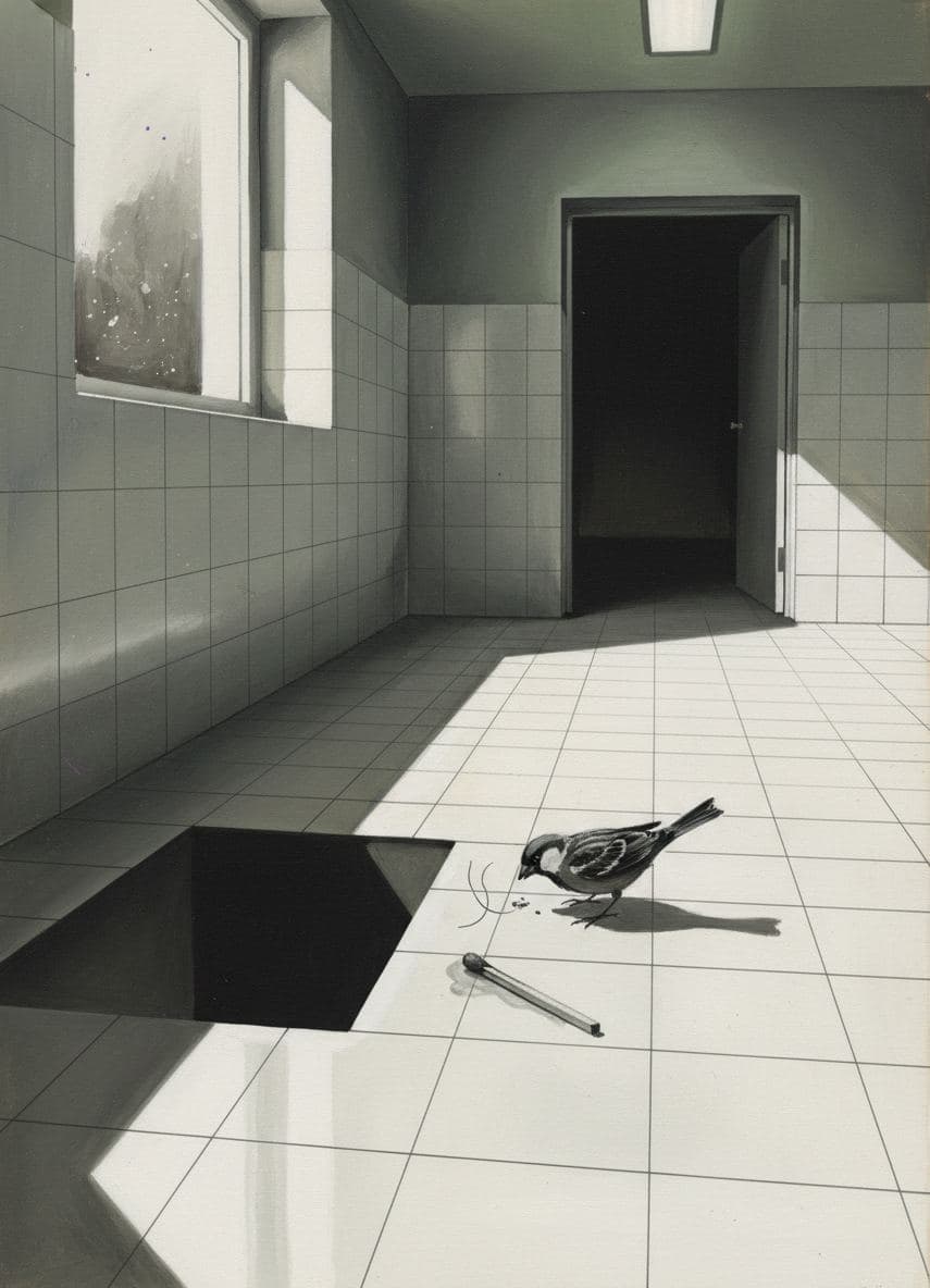 Untitled (Restroom Floor) — Viktor Eklund · MODULAR one-of-a-kind original