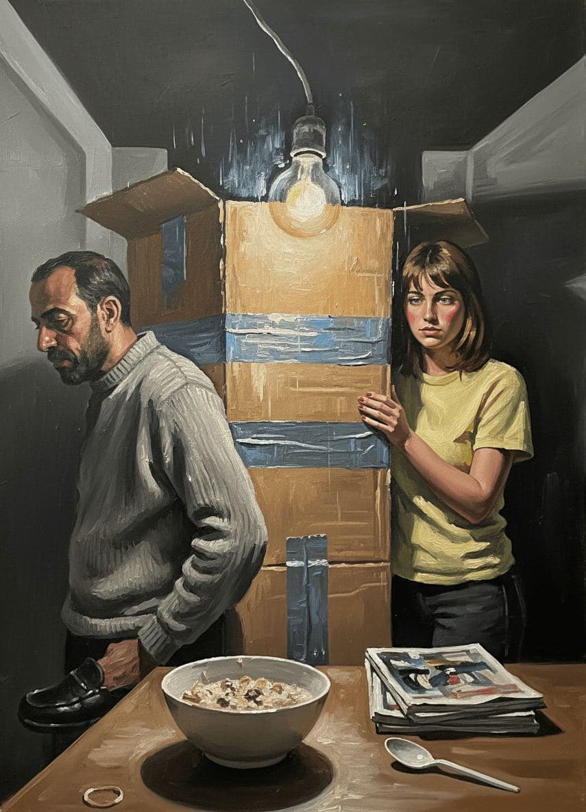Ahmed and Chloe in Cardboard — Matteo Iannelli · MODULAR one-of-a-kind original
