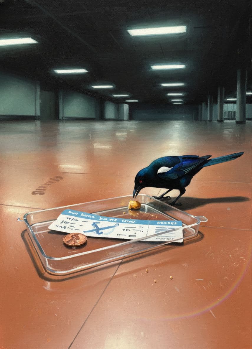 Airport Gate with a Penny — Viktor Eklund · MODULAR one-of-a-kind original