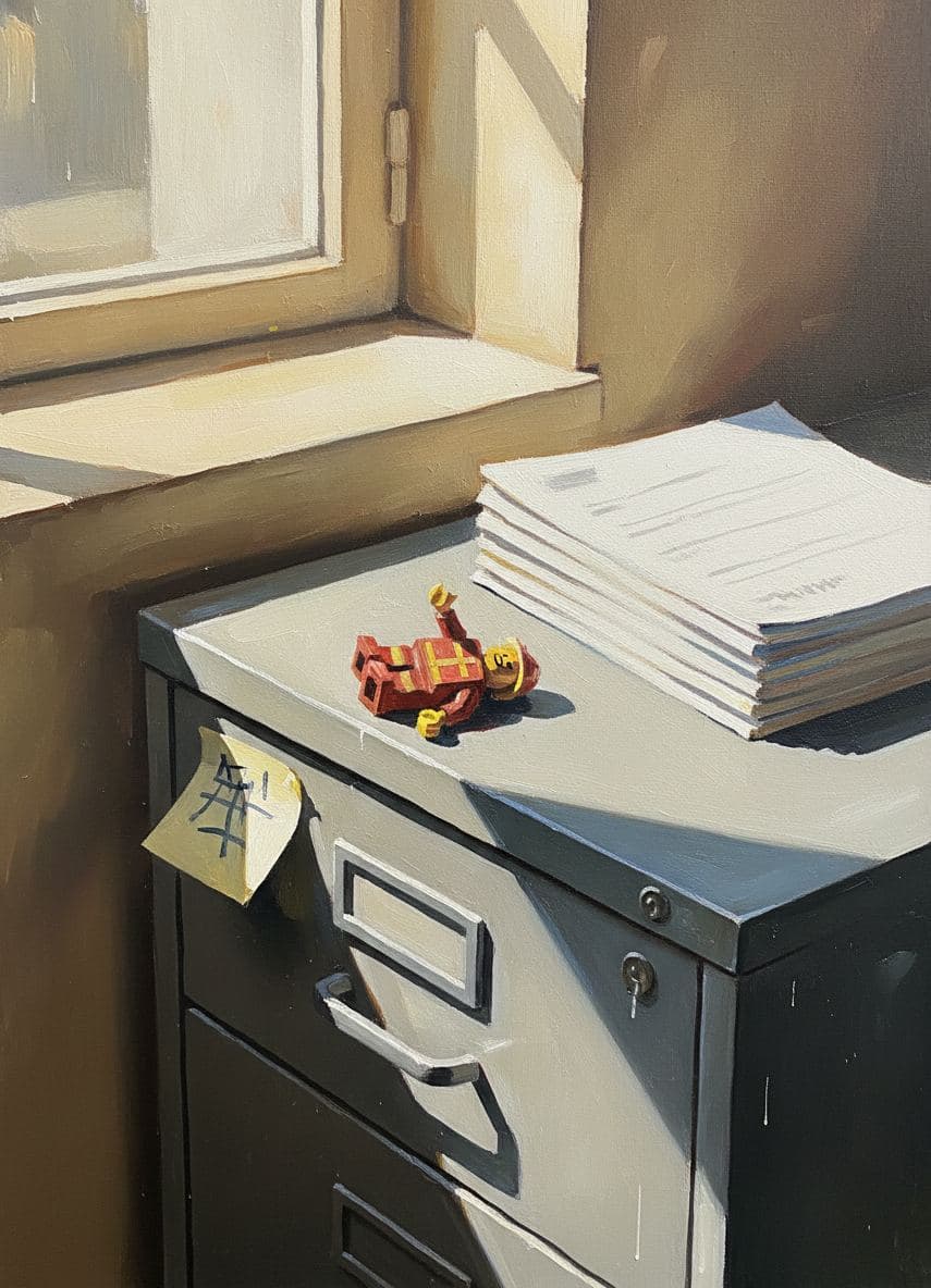 Anya Forgets Her Firefighter — Viktor Eklund · MODULAR one-of-a-kind original