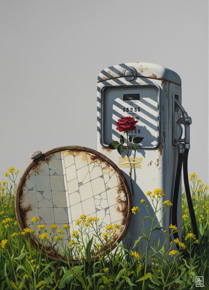 Anya Taping the Rose — Viktor Eklund · MODULAR one-of-a-kind original