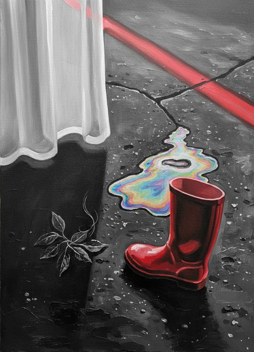 Asphalt Hollow with Rain Boot — Viktor Eklund · MODULAR one-of-a-kind original