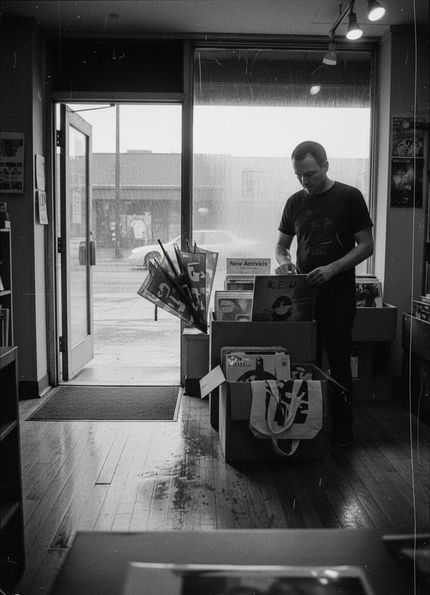August deluge, vinyl solace — Stefan Tannhäuser · MODULAR one-of-a-kind original