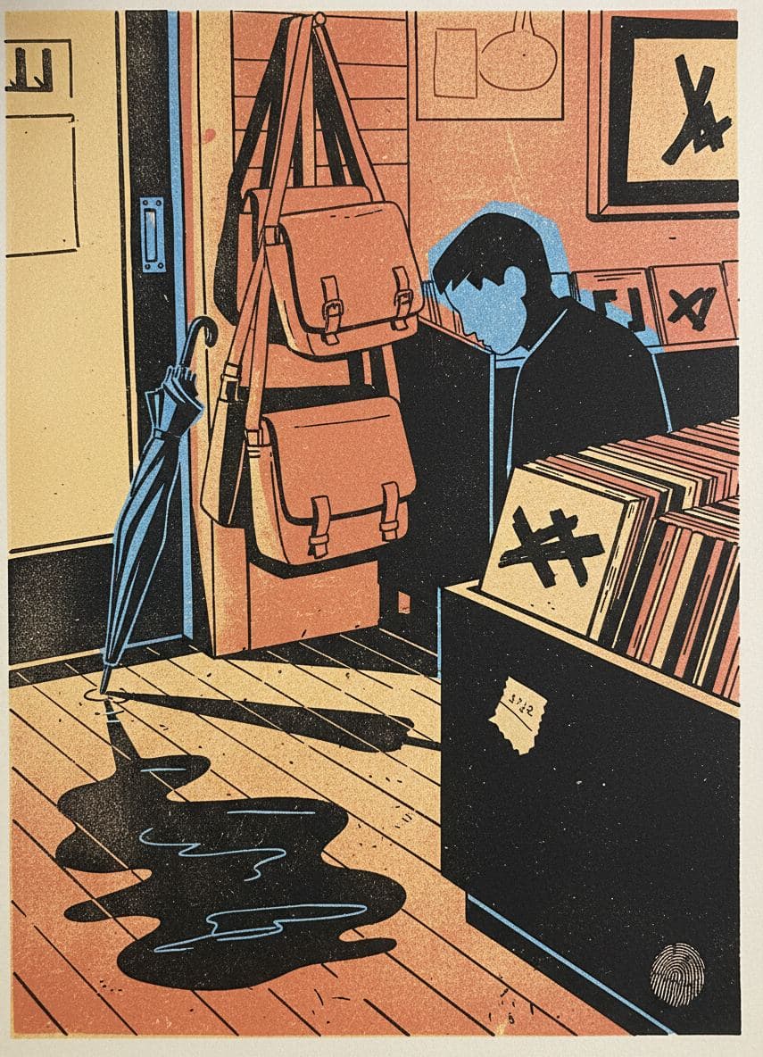 august rain on park street — Yuko Shimizu-Tachibana · MODULAR one-of-a-kind original