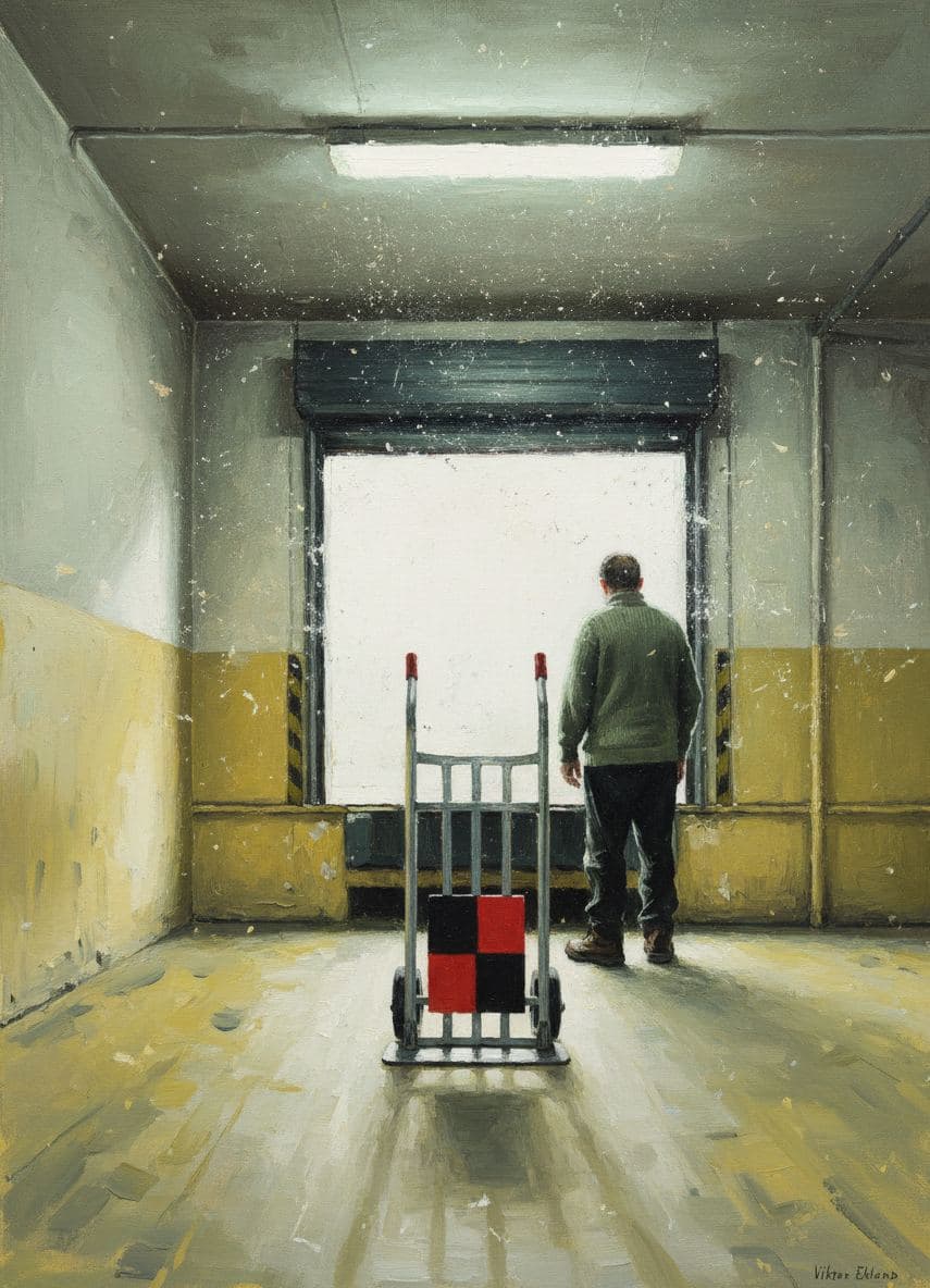 Awaiting Tomorrow's Heavy Lift — Viktor Eklund · MODULAR one-of-a-kind original