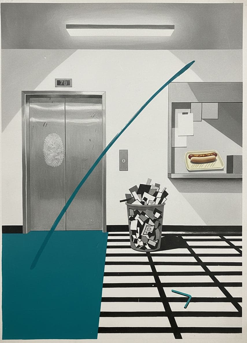 Barbara Finds the Elevator — Stefan Tannhäuser · MODULAR one-of-a-kind original