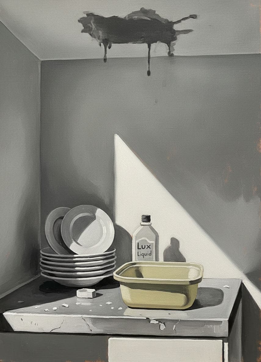 Beatriz Enduring the Leak — Saskia Vandenberg · MODULAR one-of-a-kind original