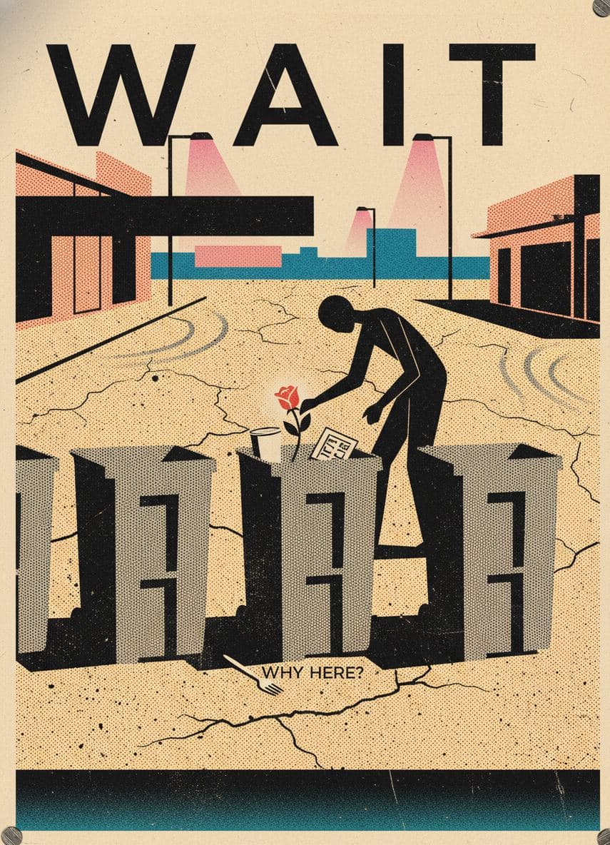 Desert Highway with Plastic Fork — Yuko Shimizu-Tachibana · MODULAR one-of-a-kind original