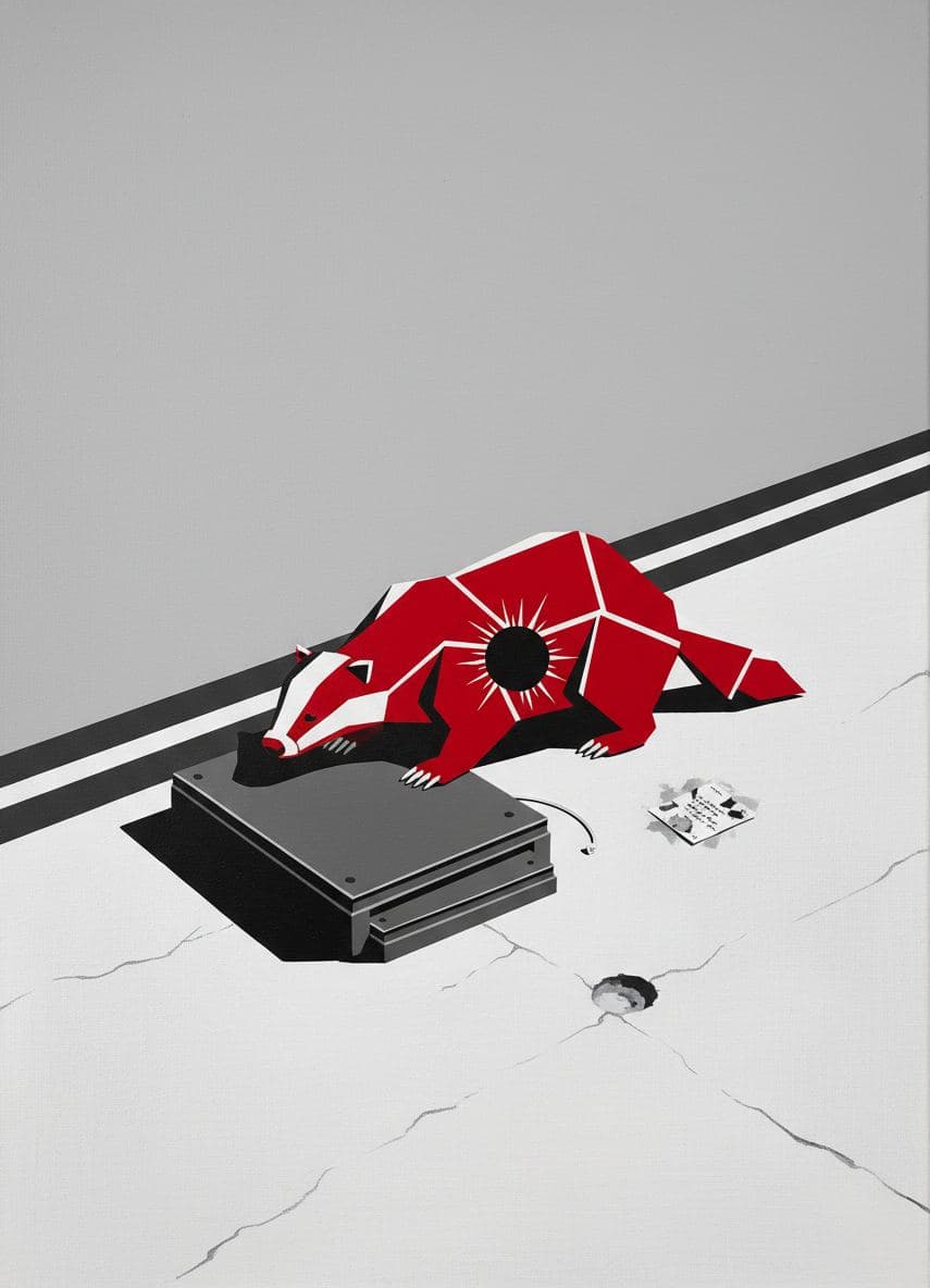 Digging into the Asphalt — Saskia Vandenberg · MODULAR one-of-a-kind original