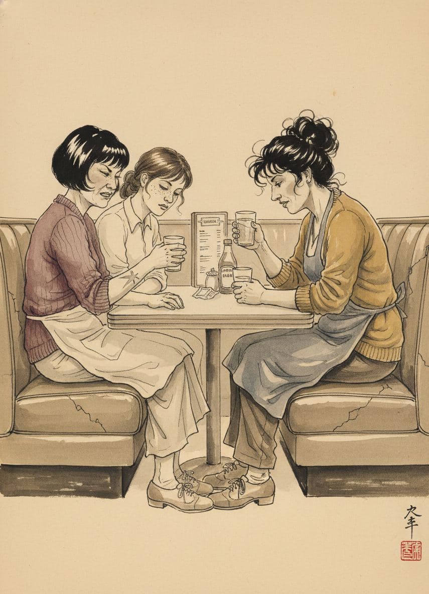 Diner Booth with Scrambled Eggs — Wenfeng Lu · MODULAR one-of-a-kind original