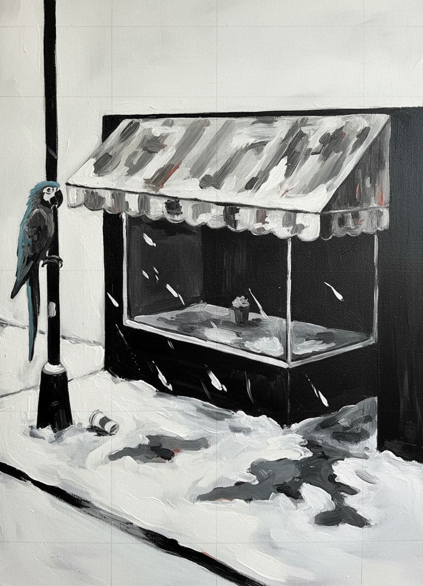 Drifting Snow on Asphalt — Stefan Tannhäuser · MODULAR one-of-a-kind original