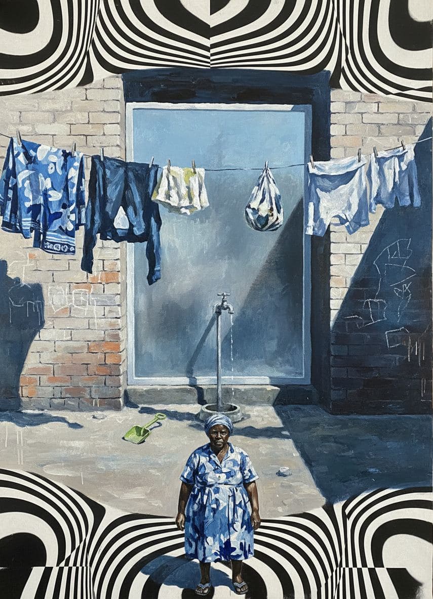 Drying Clothes in Langa — Saskia Vandenberg · MODULAR one-of-a-kind original