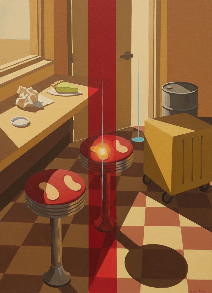 Echoes in the diner — Saskia Vandenberg · MODULAR one-of-a-kind original