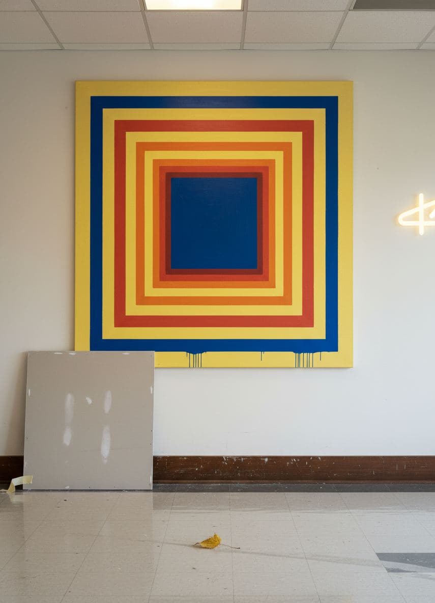 Eleanor Priming the Drywall — Saskia Vandenberg · MODULAR one-of-a-kind original